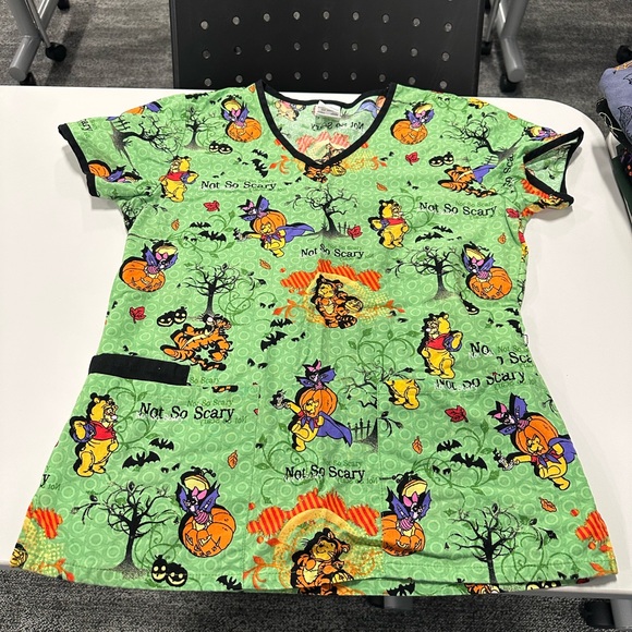 Ladies size xs (3) and small (4) Halloween scrub tops. - Picture 15 of 15